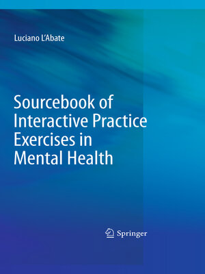 cover image of Sourcebook of Interactive Practice Exercises in Mental Health